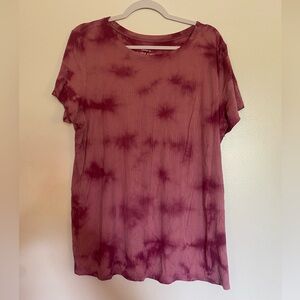 Torrid Ribbed Tie Dye Top
